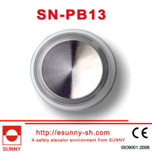 Ascensor ronda botones con superficie de espejo (SN-PB13)